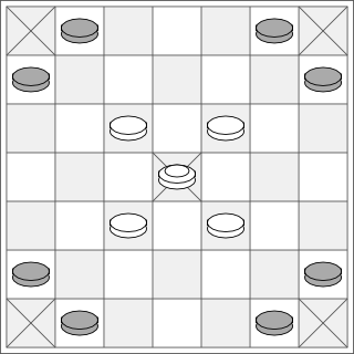 Celtic Royal Chess starting layout.